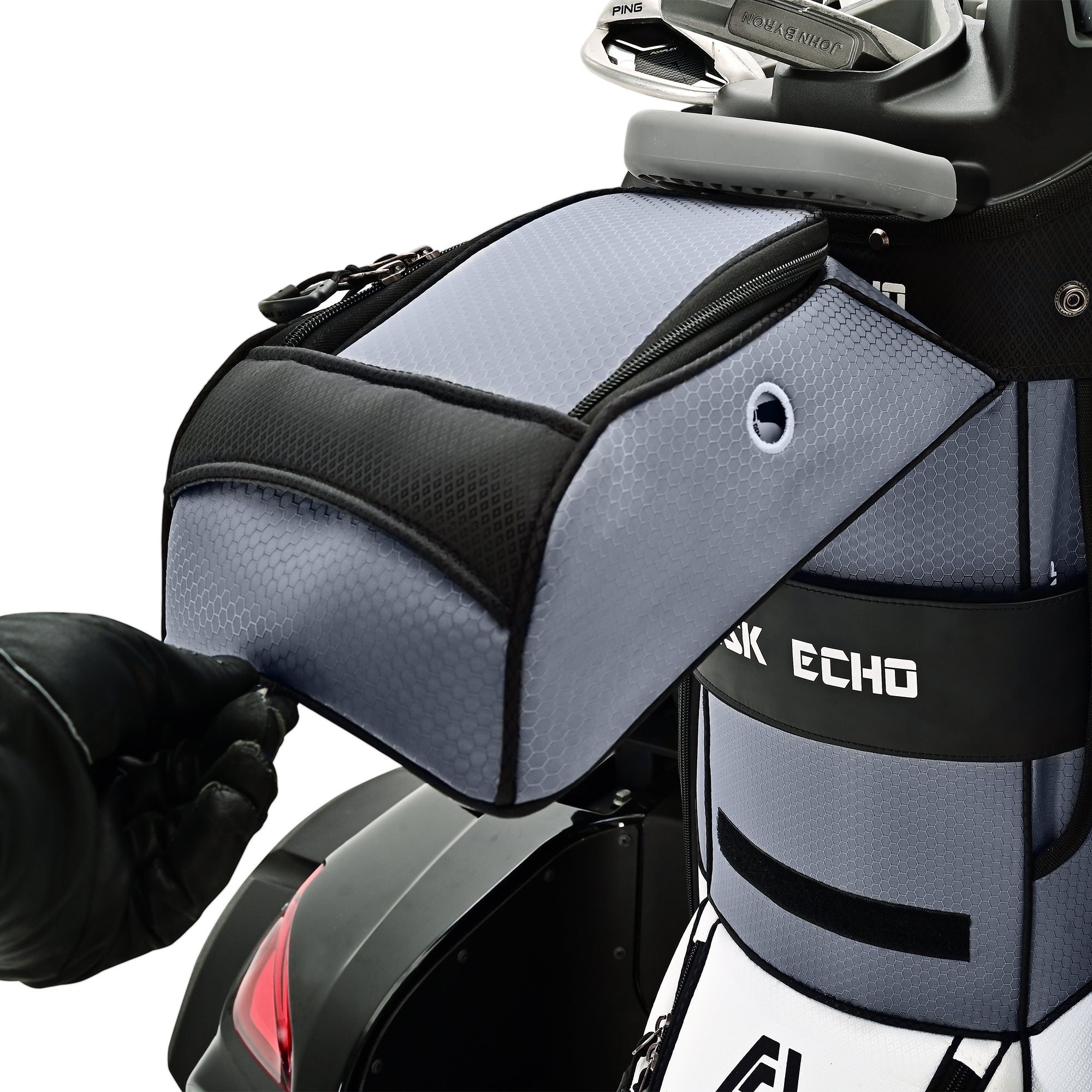Ask Echo T-LOCK 2.0 14 Way Organizer Dividers Golf Soundless Cart Bag / Grey