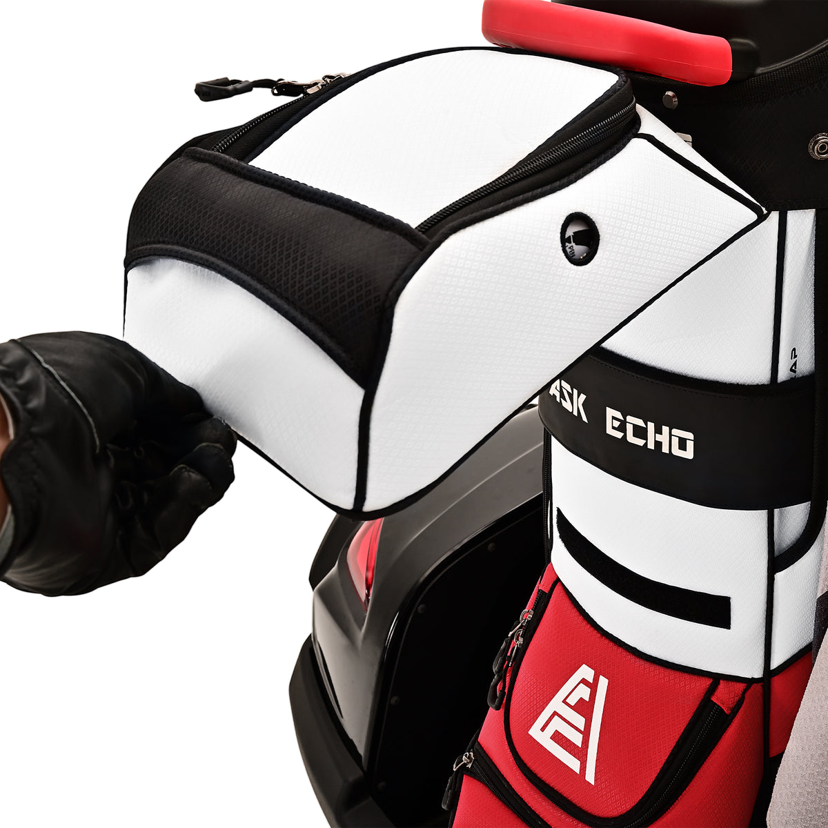 Ask Echo T-LOCK 2.0 14 Way Organizer Dividers Golf Soundless Cart Bag / White