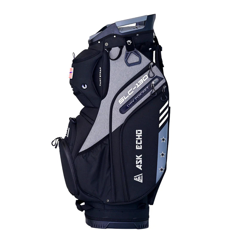 Ask Echo 2024 SLC-130 15 Way Full Length Dividers Golf Quiet Cart Bag/Black