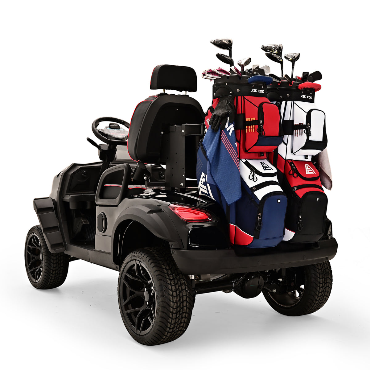 Ask Echo T-LOCK 2.0 14 Way Organizer Dividers Golf Soundless Cart Bag / Navy