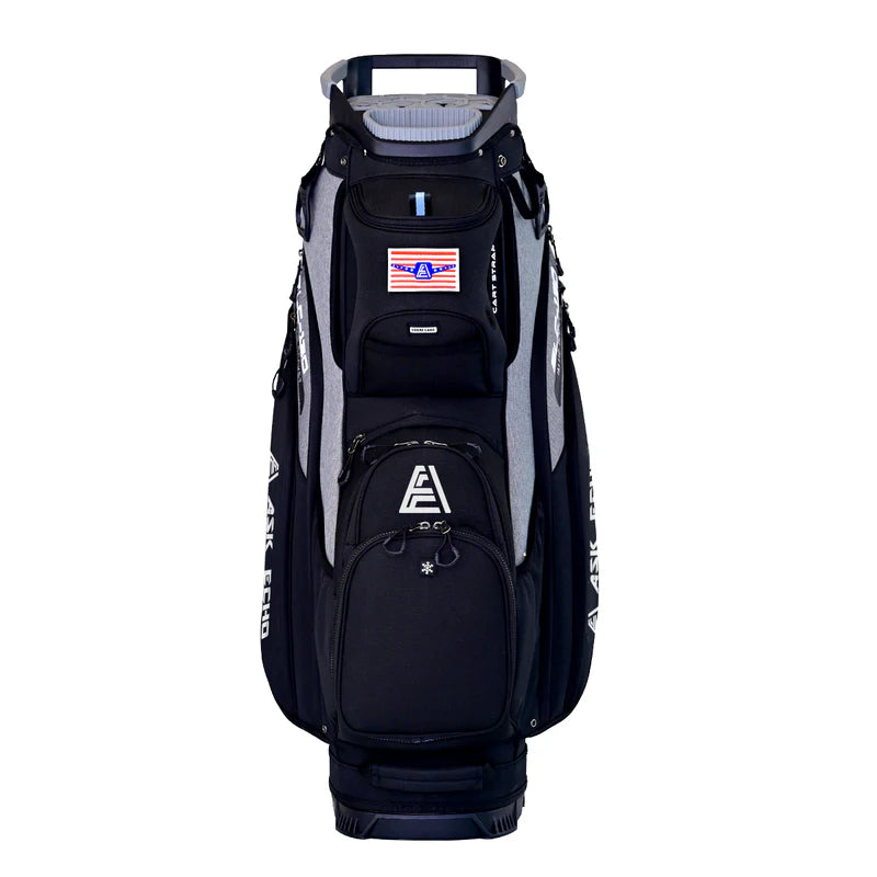 Ask Echo 2024 SLC-130 15 Way Full Length Dividers Golf Quiet Cart Bag/Black