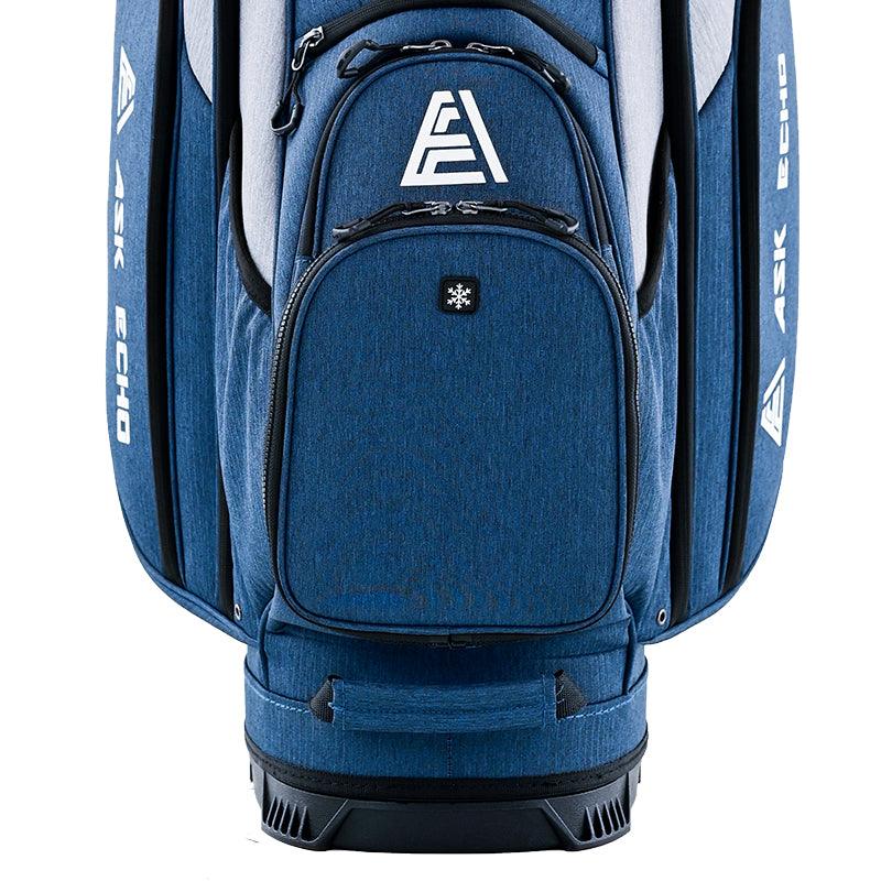 Ask Echo 2024 SLC-130 15 Way Full Length Dividers Golf Quiet Cart Bag/Navy