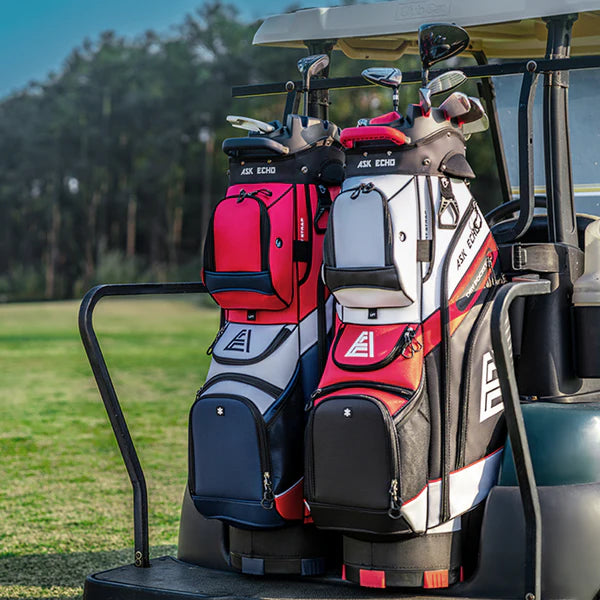 Ask Echo  T-LOCK 3.0 14 Way Organizer Dividers Golf Quiet Cart Bag / NavyGrey
