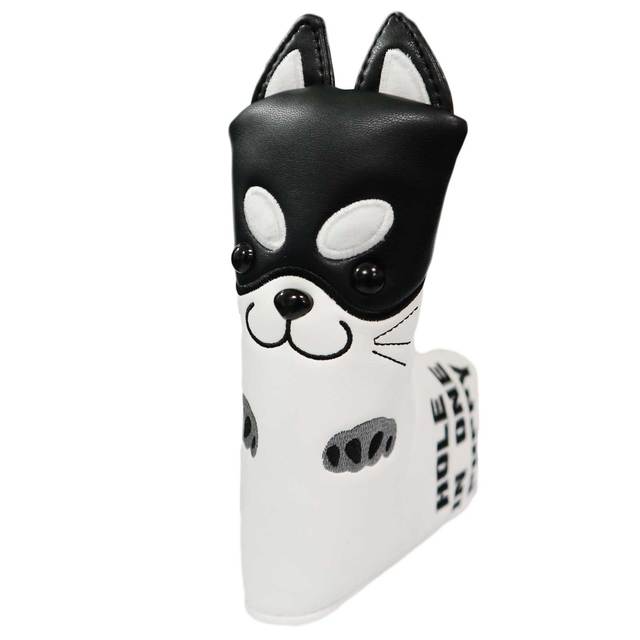 Askecho PU Leather Cute Akita Golf Wood Head Cover