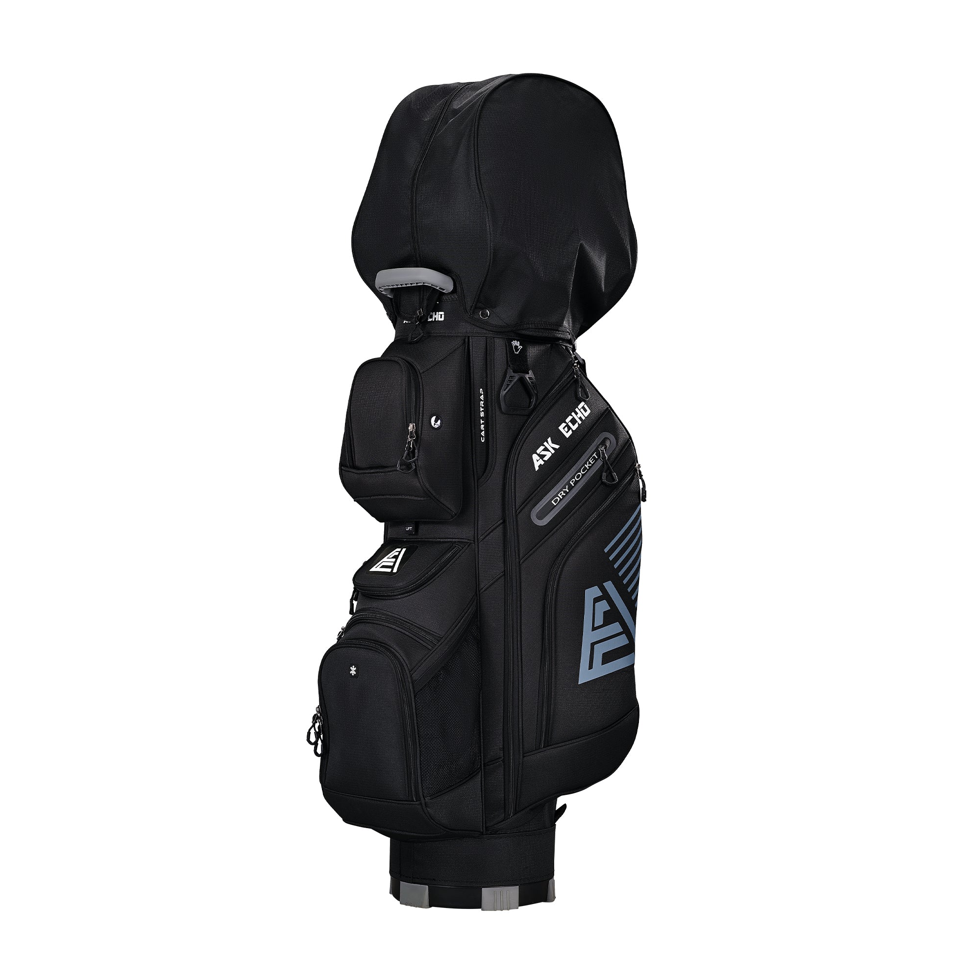 Ask Echo T-LOCK 3.0 14 Way Organizer Dividers Golf Quiet Cart Bag / Black