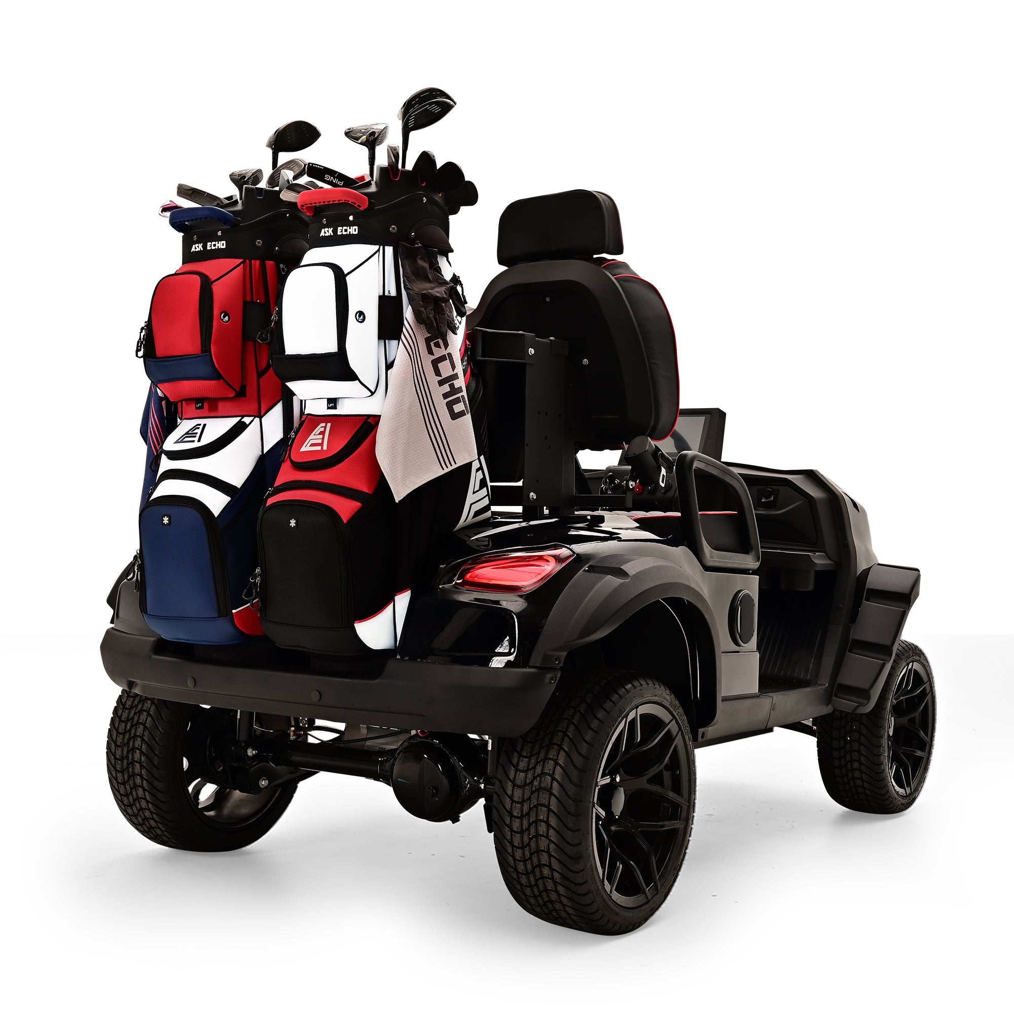 Ask Echo T-LOCK 2.0 14 Way Organizer Dividers Golf Soundless Cart Bag / White
