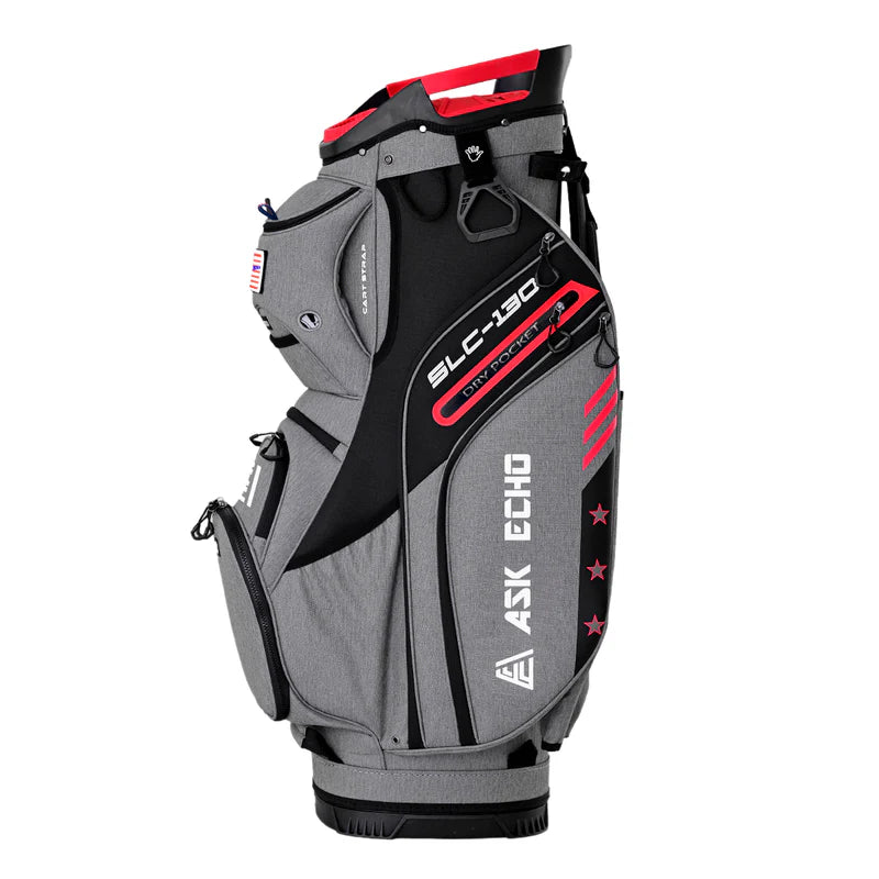 Ask Echo 2024 SLC-130 15 Way Full Length Dividers Golf Quiet Cart Bag/Grey