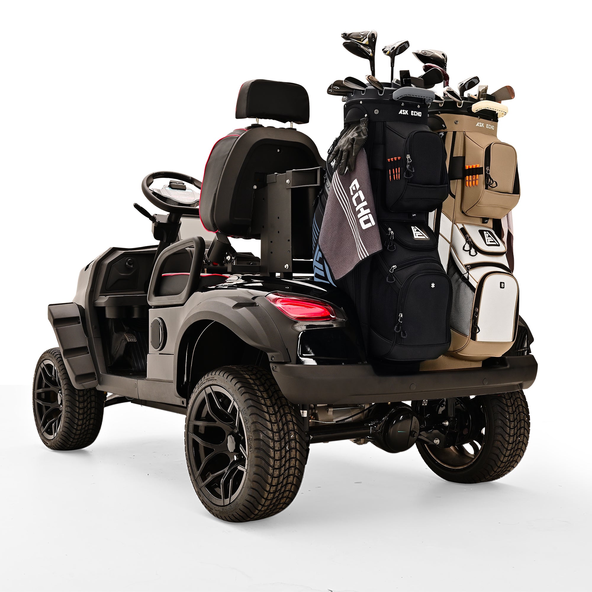 2Ask Echo  T-LOCK 3.0 14 Way Organizer Dividers Golf Quiet Cart Bag / Black2