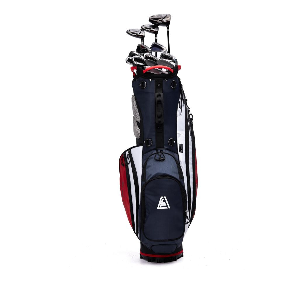 Ask Echo BLAZER 2.0 14 Way Full Length Dividers Golf Organizer Stand Bag / Navy