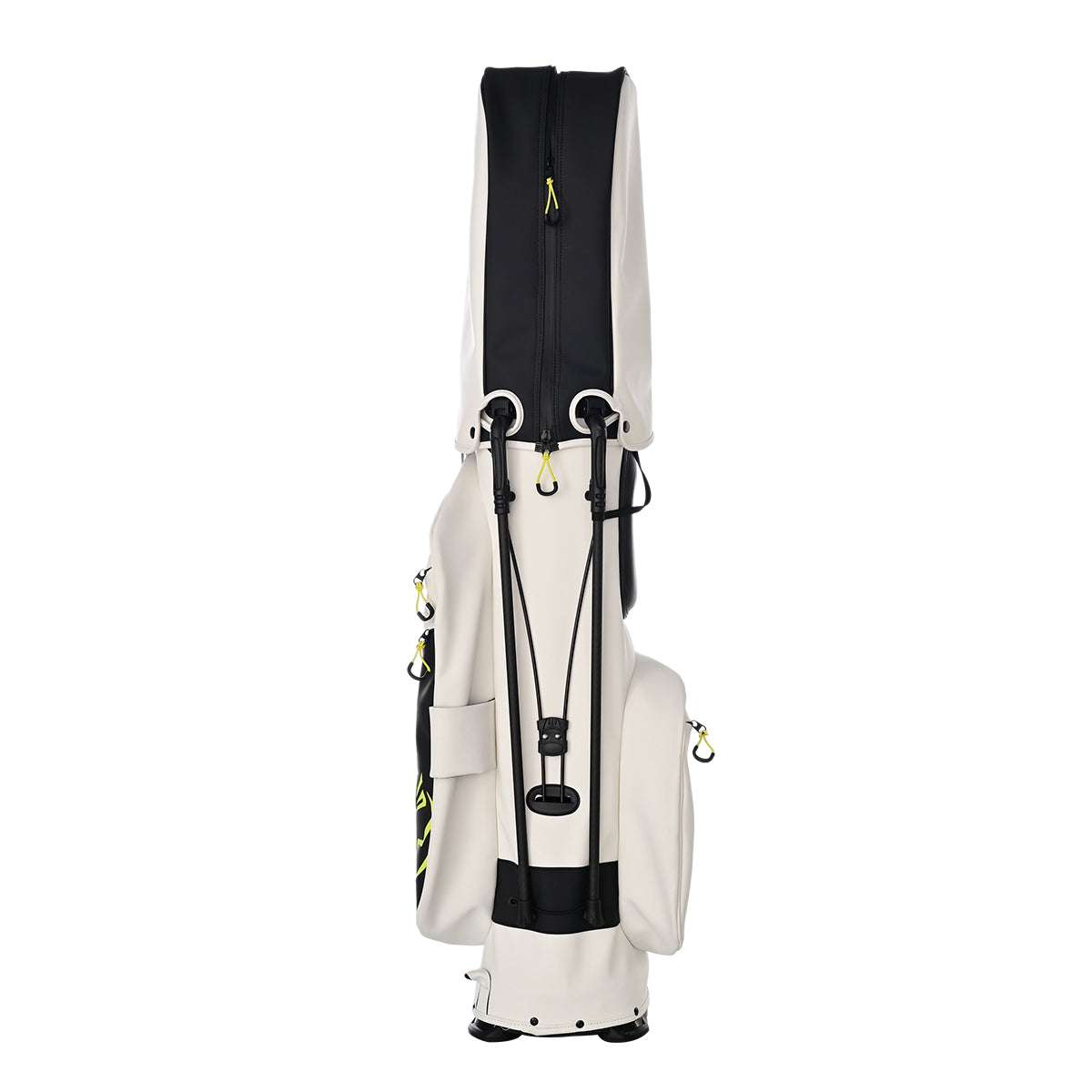 Ask Echo X Eagole 4 Grid High-Quality Golf LUX Leather Stand Bag / Piano White