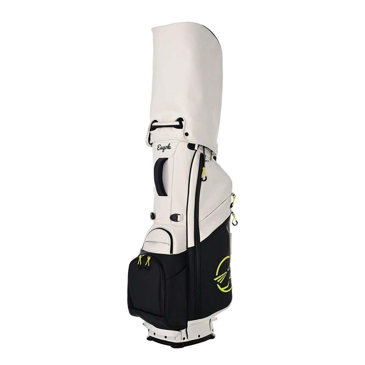 Ask Echo X Eagole 4 Grid High-Quality Golf LUX Leather Stand Bag / Piano White