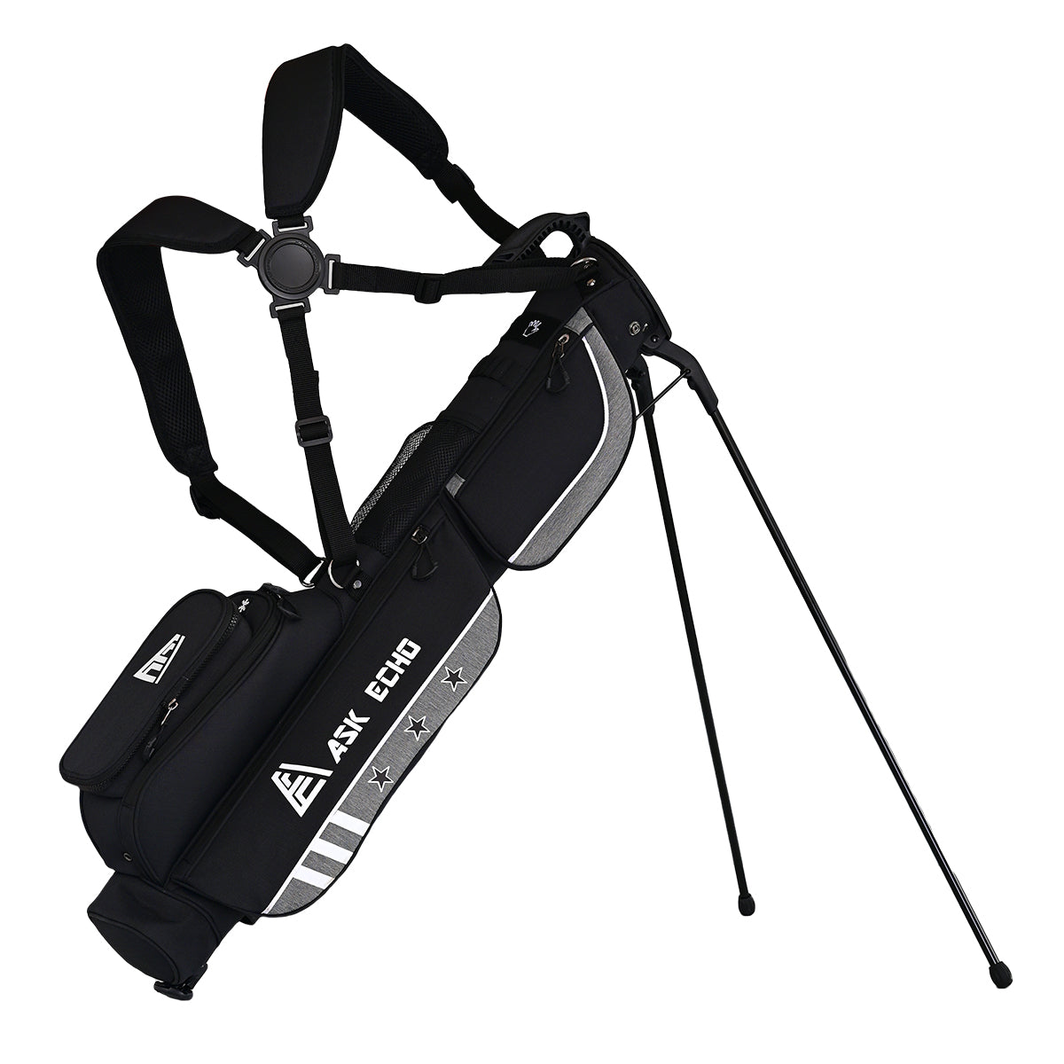 Ask Echo Weekend 2.0 Carry Up 12 Clubs To Enjoy Par 3 Golf Sunday Bag / Grey