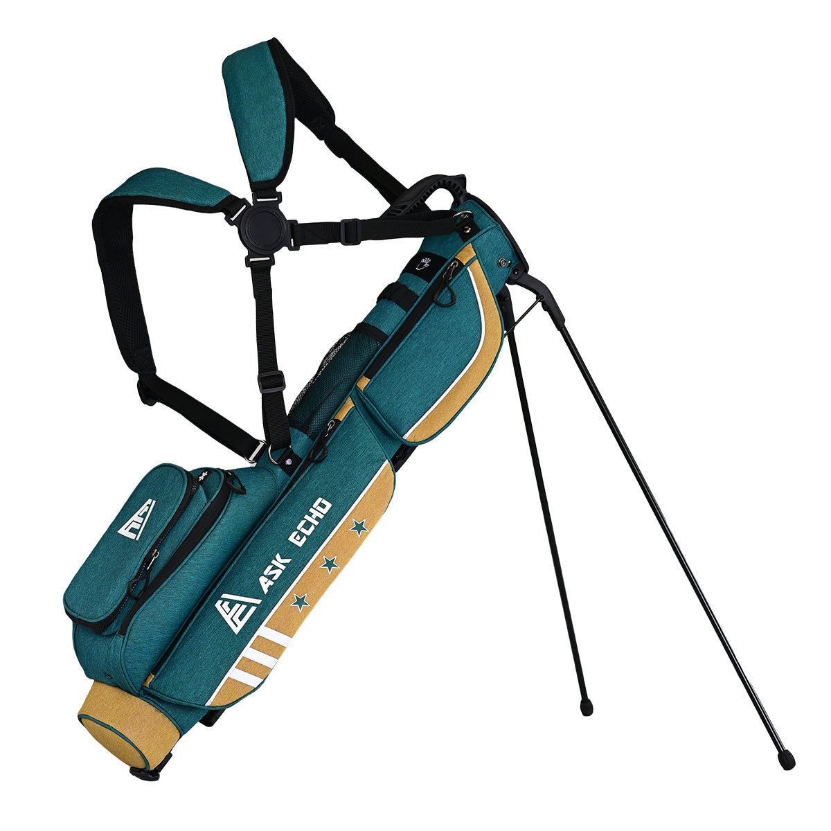 Ask Echo Weekend 2.0 Carry Up 12 Clubs To Enjoy Par 3 Golf Sunday Bag / Olive Green