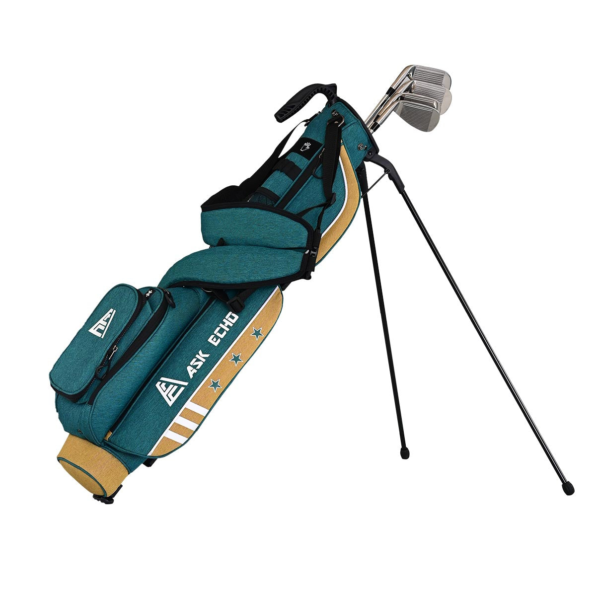 Ask Echo Weekend 2.0 Carry Up 12 Clubs To Enjoy Par 3 Golf Sunday Bag / Olive Green